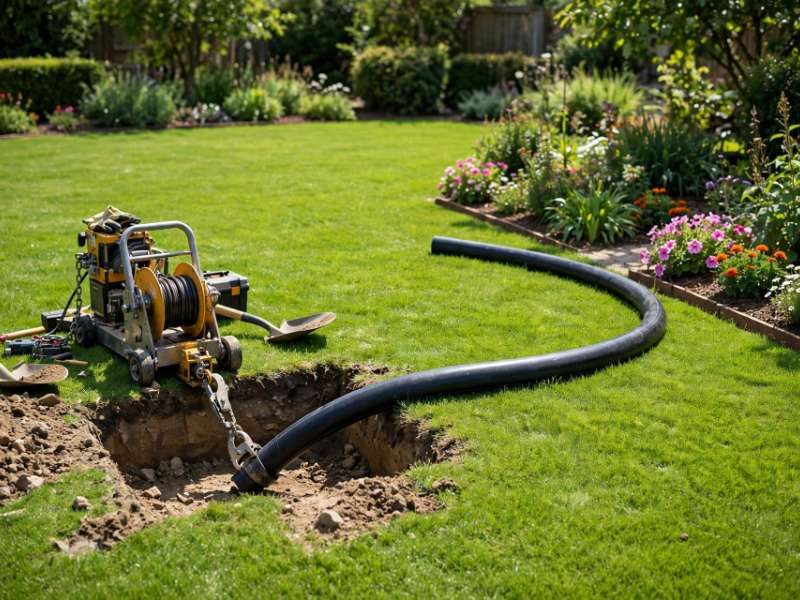 Trenchless Water Line Replacement service for an Ephrata home